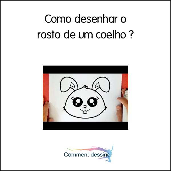 Como desenhar o rosto de um coelho